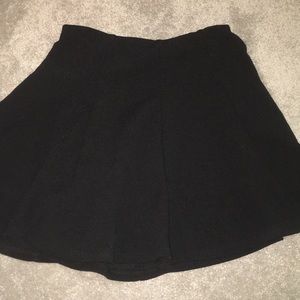 Flowy Black Skirt - Forever 21